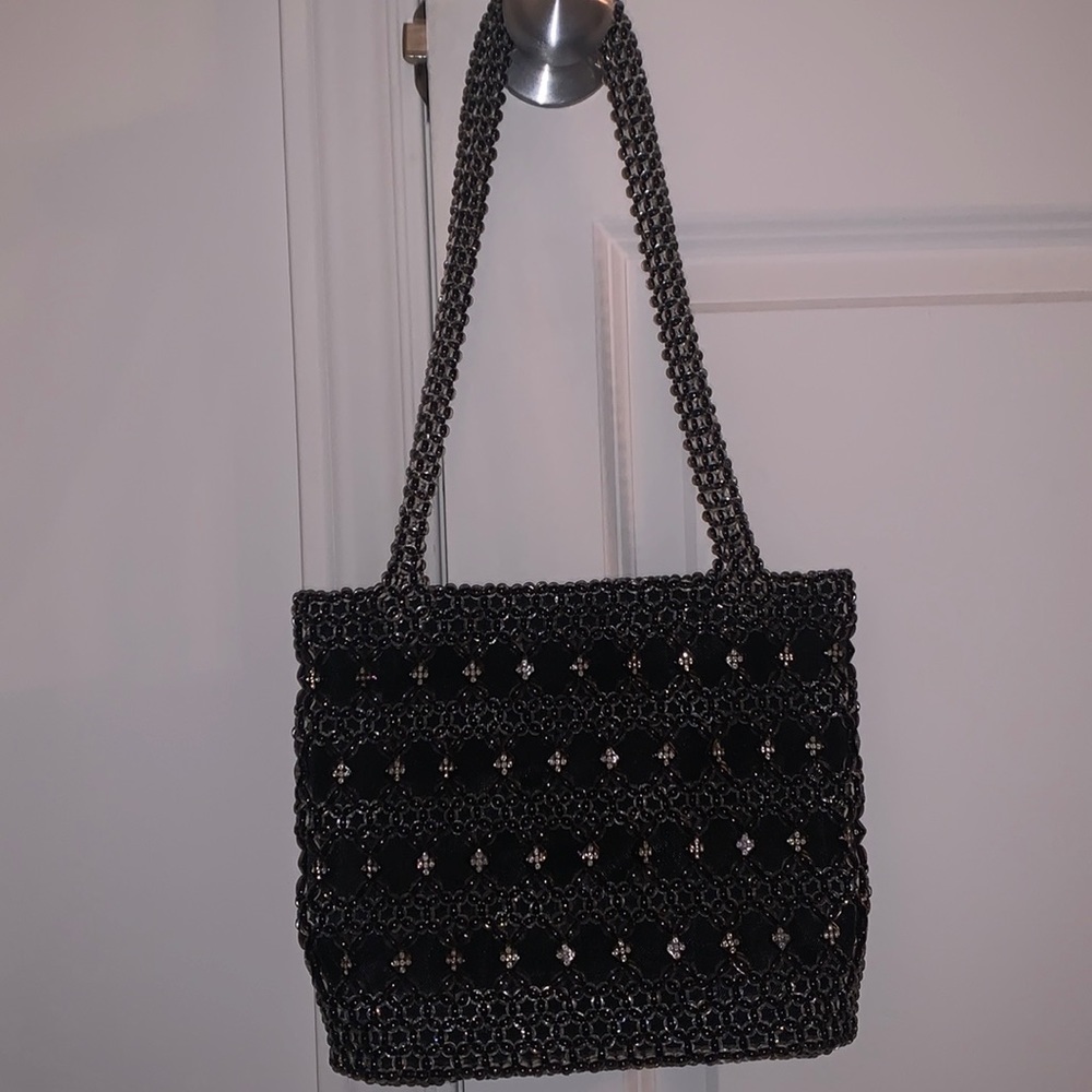 Beaded shoulder bag - Picture 4 of 5